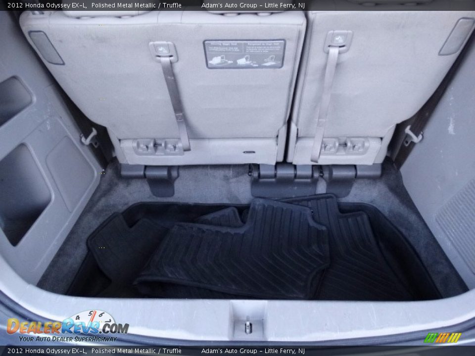 2012 Honda Odyssey EX-L Polished Metal Metallic / Truffle Photo #36