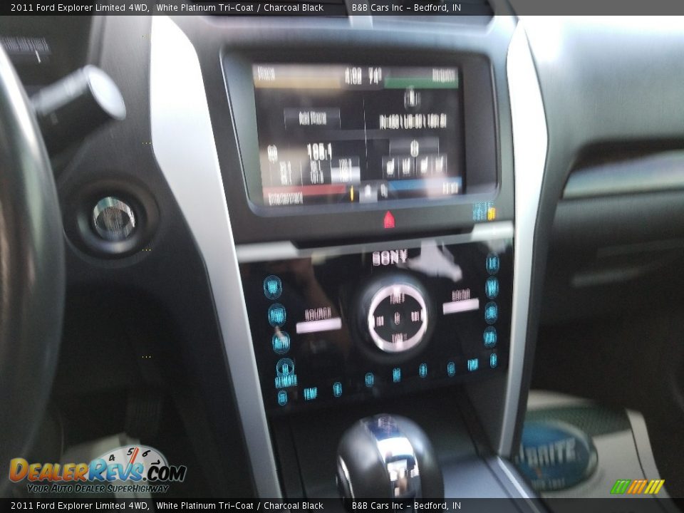 2011 Ford Explorer Limited 4WD White Platinum Tri-Coat / Charcoal Black Photo #29