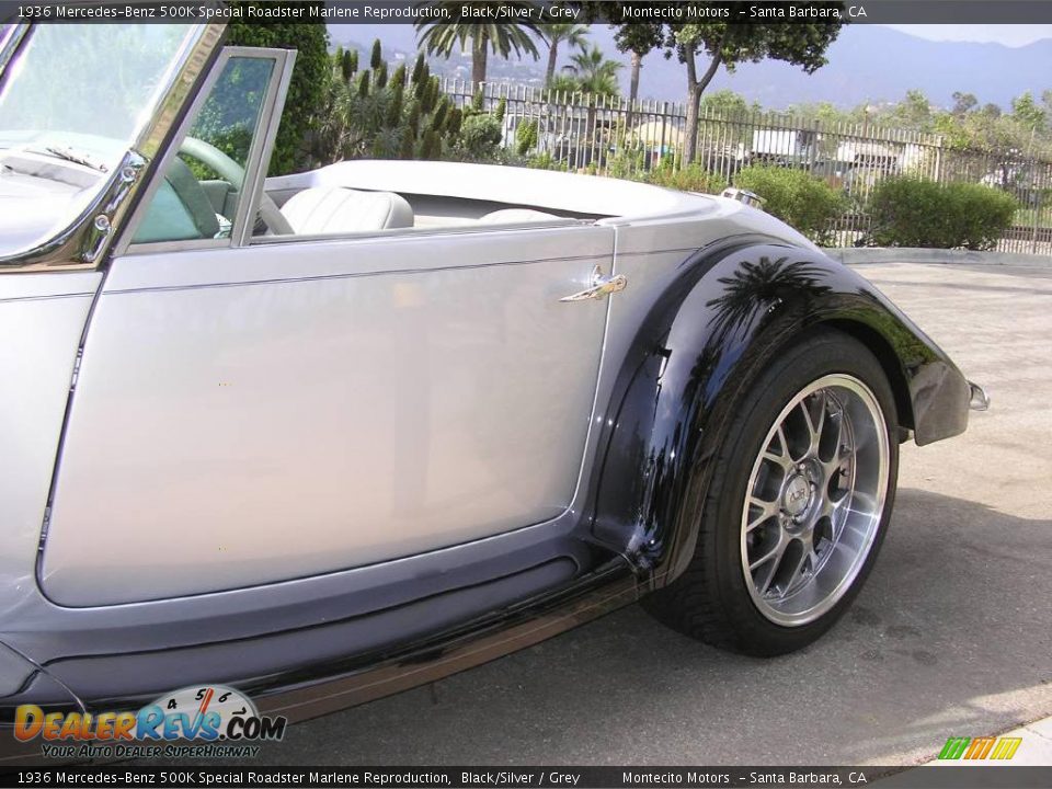1936 Mercedes-Benz 500K Special Roadster Marlene Reproduction Black/Silver / Grey Photo #28