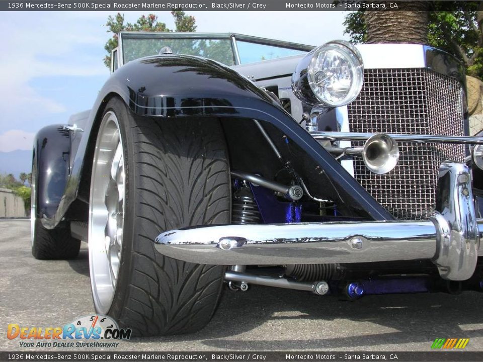 1936 Mercedes-Benz 500K Special Roadster Marlene Reproduction Black/Silver / Grey Photo #30