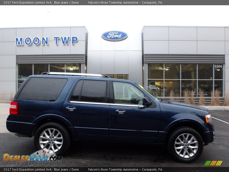 2017 Ford Expedition Limited 4x4 Blue Jeans / Dune Photo #1