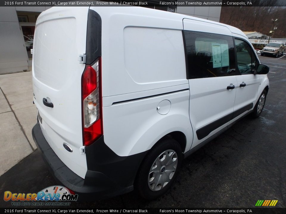 2016 Ford Transit Connect XL Cargo Van Extended Frozen White / Charcoal Black Photo #2