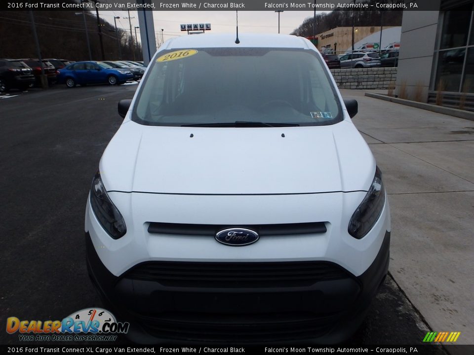 2016 Ford Transit Connect XL Cargo Van Extended Frozen White / Charcoal Black Photo #7