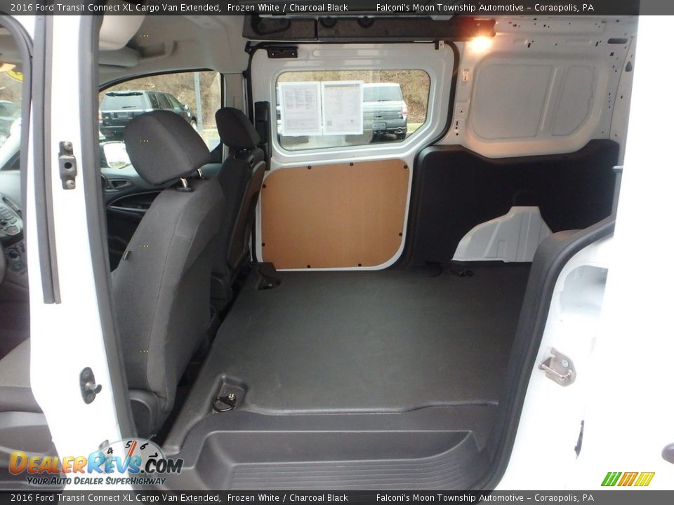2016 Ford Transit Connect XL Cargo Van Extended Frozen White / Charcoal Black Photo #19