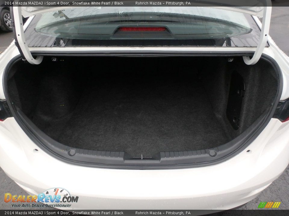 2014 Mazda MAZDA3 i Sport 4 Door Snowflake White Pearl / Black Photo #9