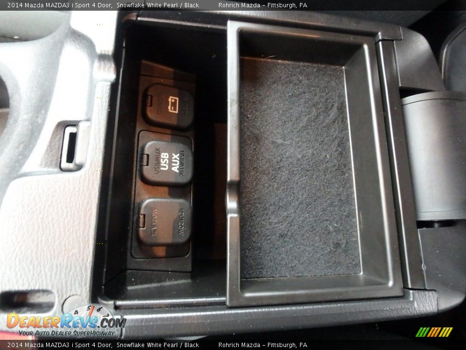 2014 Mazda MAZDA3 i Sport 4 Door Snowflake White Pearl / Black Photo #21