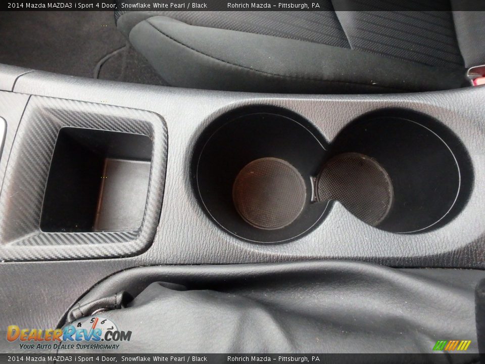 2014 Mazda MAZDA3 i Sport 4 Door Snowflake White Pearl / Black Photo #22
