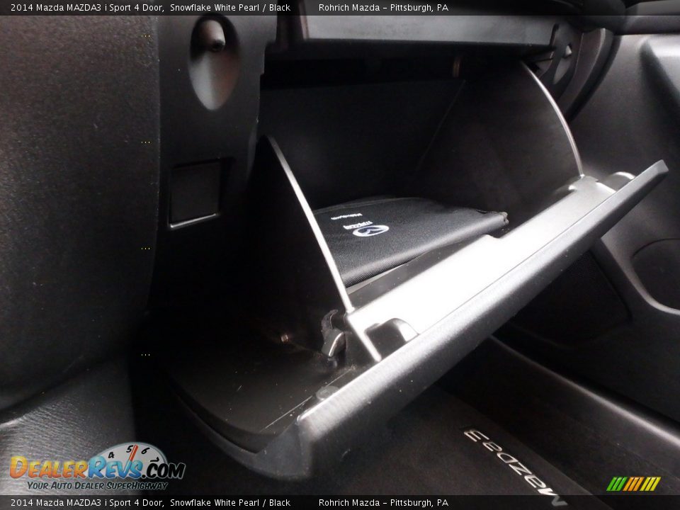 2014 Mazda MAZDA3 i Sport 4 Door Snowflake White Pearl / Black Photo #23