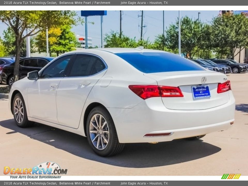 2018 Acura TLX Technology Sedan Bellanova White Pearl / Parchment Photo #5