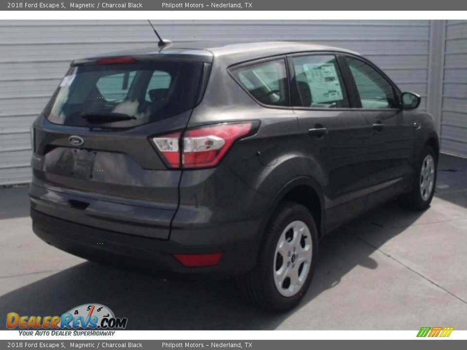 2018 Ford Escape S Magnetic / Charcoal Black Photo #9