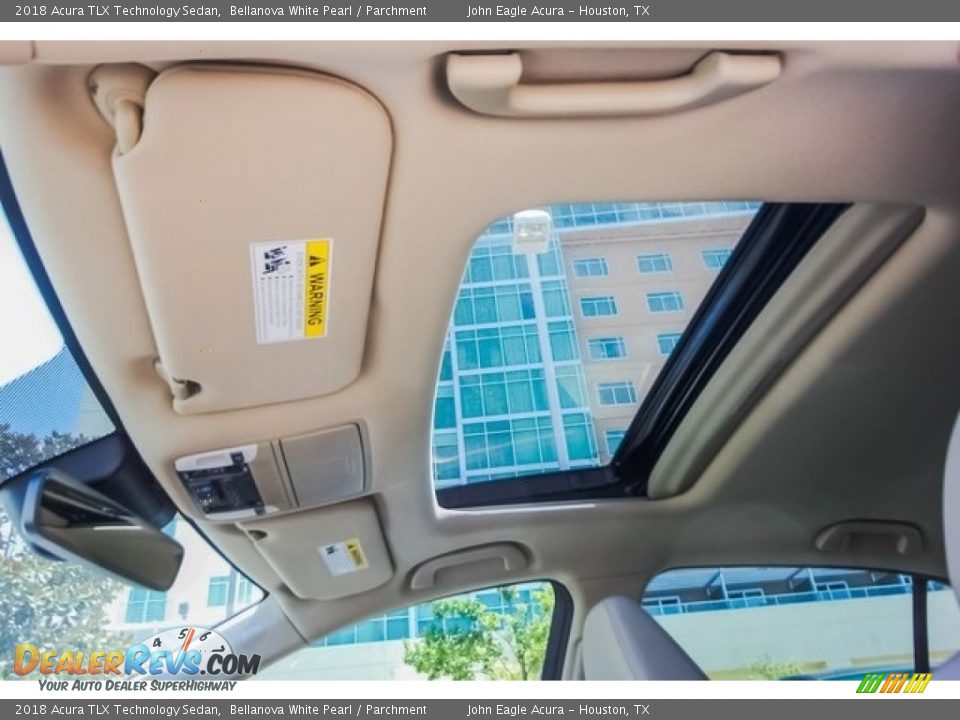 2018 Acura TLX Technology Sedan Bellanova White Pearl / Parchment Photo #14