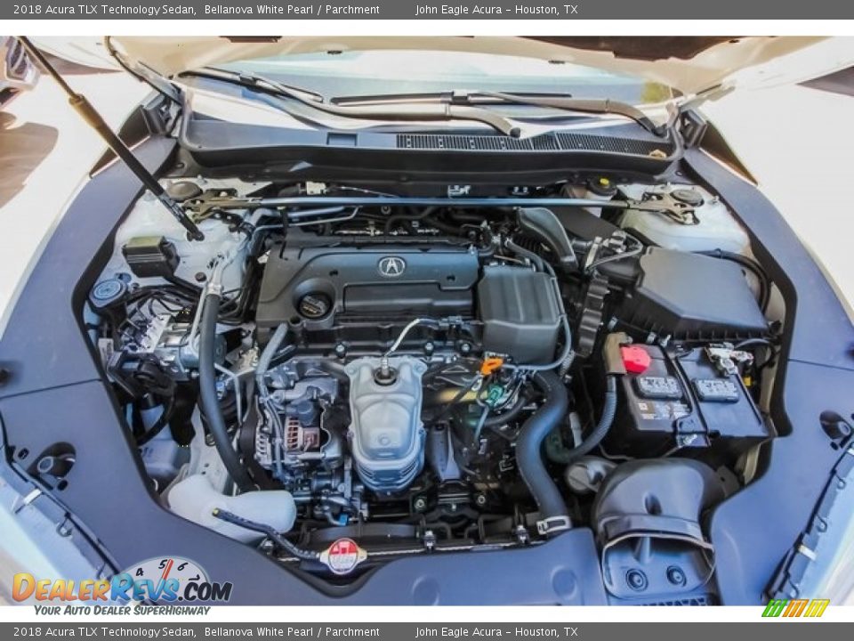 2018 Acura TLX Technology Sedan Bellanova White Pearl / Parchment Photo #23