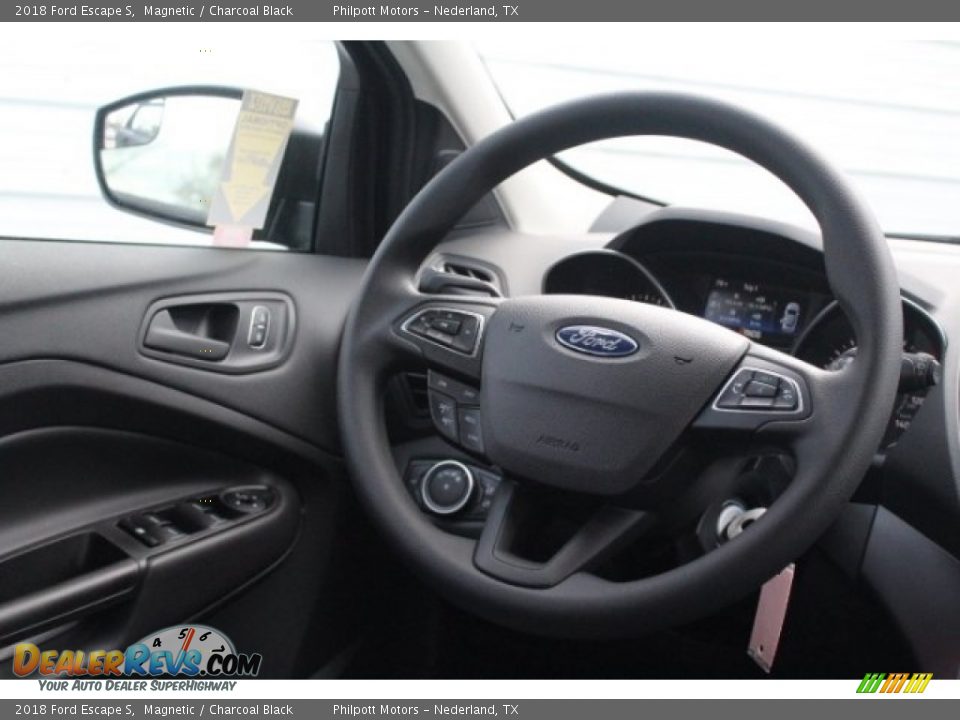 2018 Ford Escape S Magnetic / Charcoal Black Photo #26
