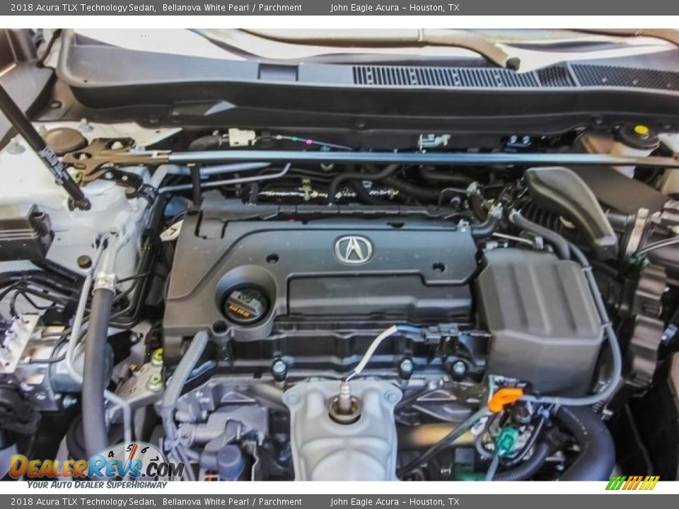 2018 Acura TLX Technology Sedan Bellanova White Pearl / Parchment Photo #24