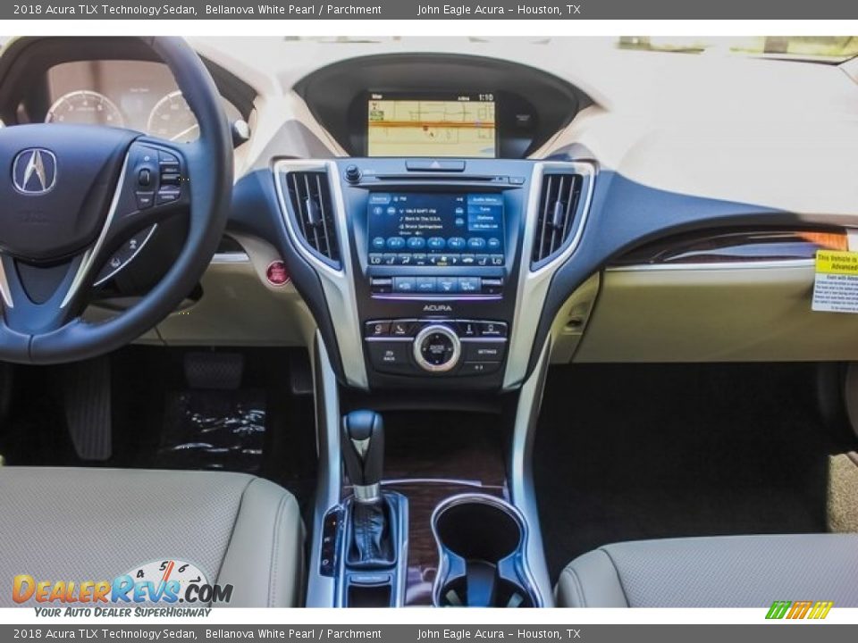 2018 Acura TLX Technology Sedan Bellanova White Pearl / Parchment Photo #27