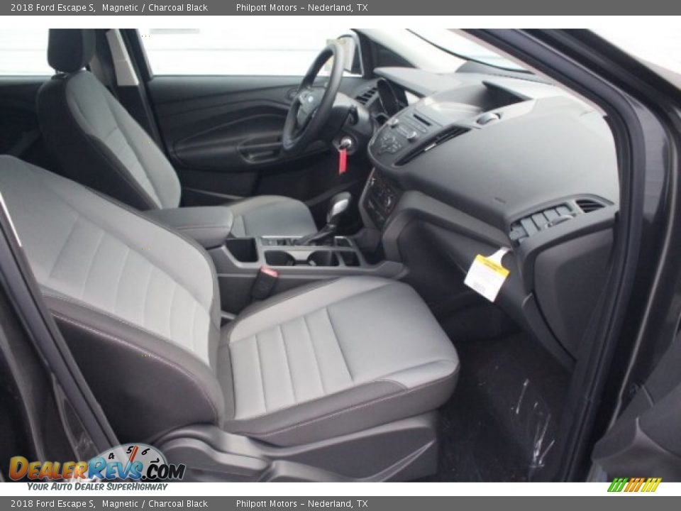 2018 Ford Escape S Magnetic / Charcoal Black Photo #32