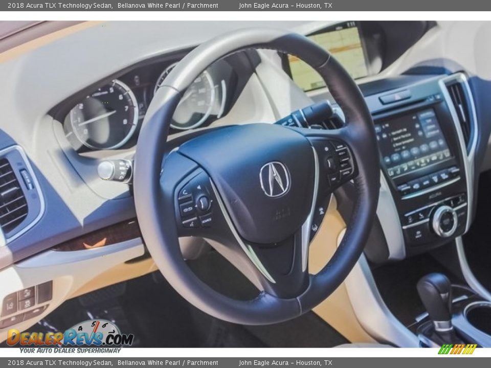 2018 Acura TLX Technology Sedan Bellanova White Pearl / Parchment Photo #32