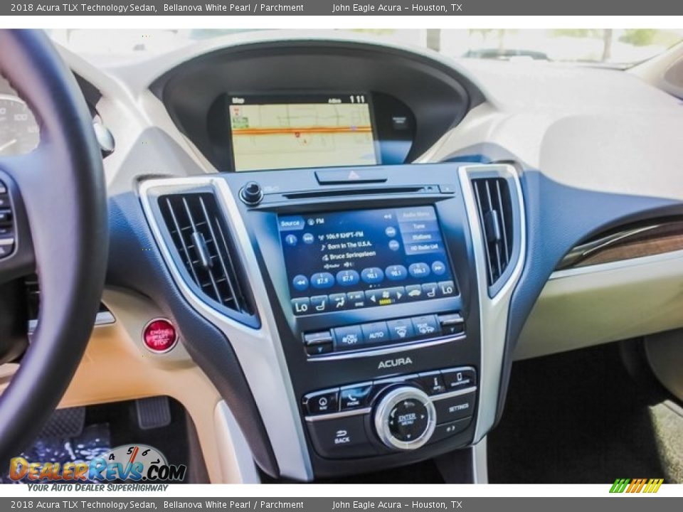 2018 Acura TLX Technology Sedan Bellanova White Pearl / Parchment Photo #33