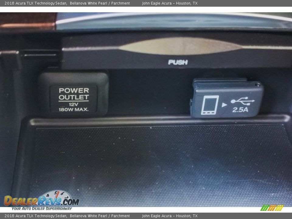 2018 Acura TLX Technology Sedan Bellanova White Pearl / Parchment Photo #35
