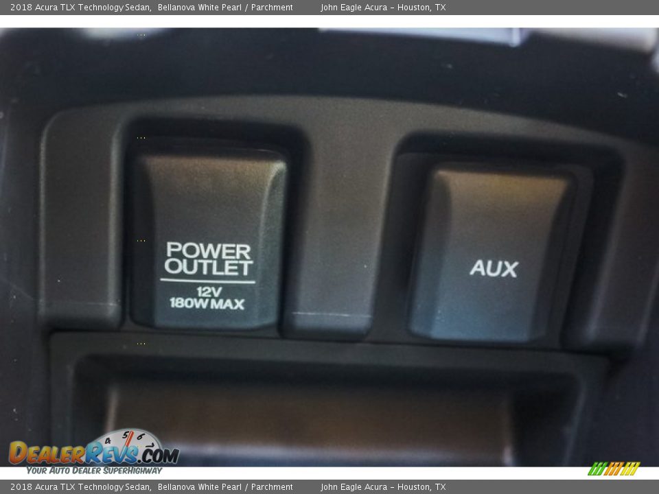 2018 Acura TLX Technology Sedan Bellanova White Pearl / Parchment Photo #36