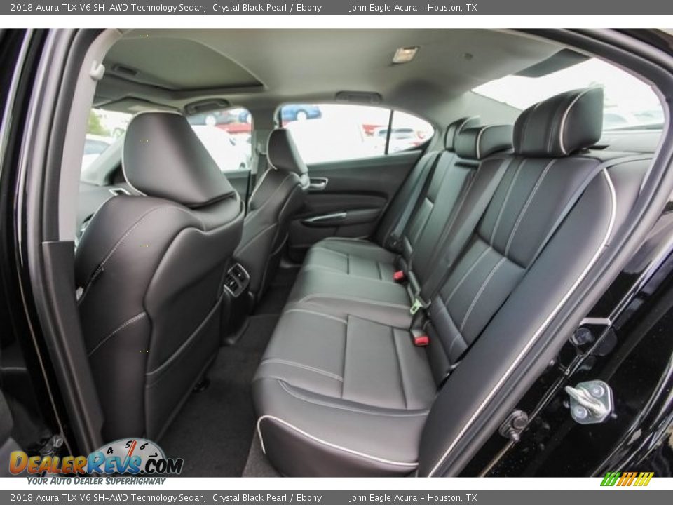 2018 Acura TLX V6 SH-AWD Technology Sedan Crystal Black Pearl / Ebony Photo #17