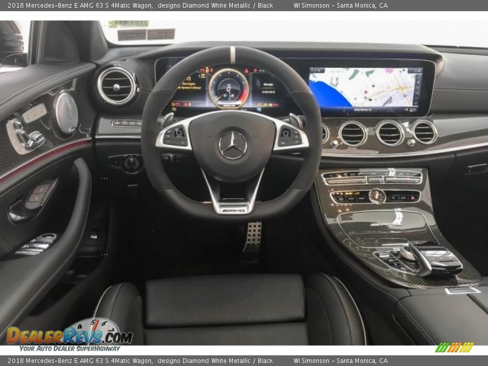 2018 Mercedes-Benz E AMG 63 S 4Matic Wagon designo Diamond White Metallic / Black Photo #4