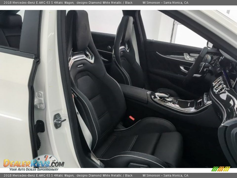 2018 Mercedes-Benz E AMG 63 S 4Matic Wagon designo Diamond White Metallic / Black Photo #6