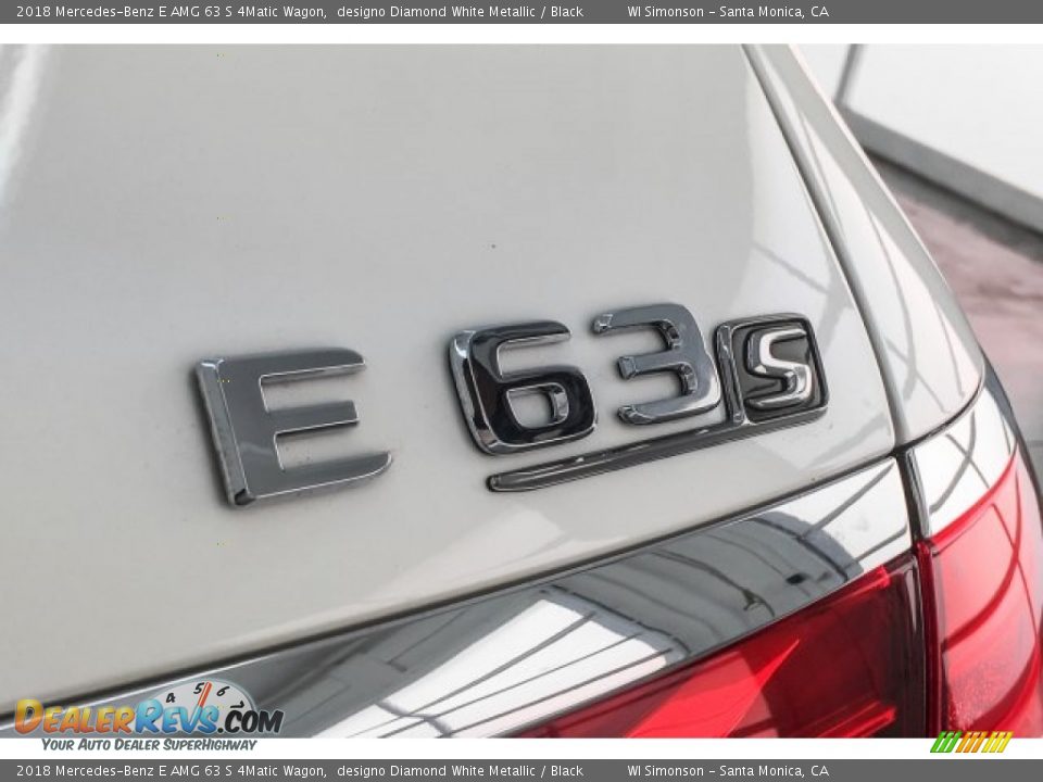 2018 Mercedes-Benz E AMG 63 S 4Matic Wagon designo Diamond White Metallic / Black Photo #7