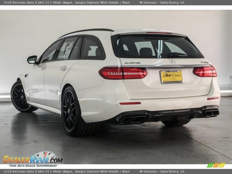2018 Mercedes-Benz E AMG 63 S 4Matic Wagon designo Diamond White Metallic / Black Photo #10