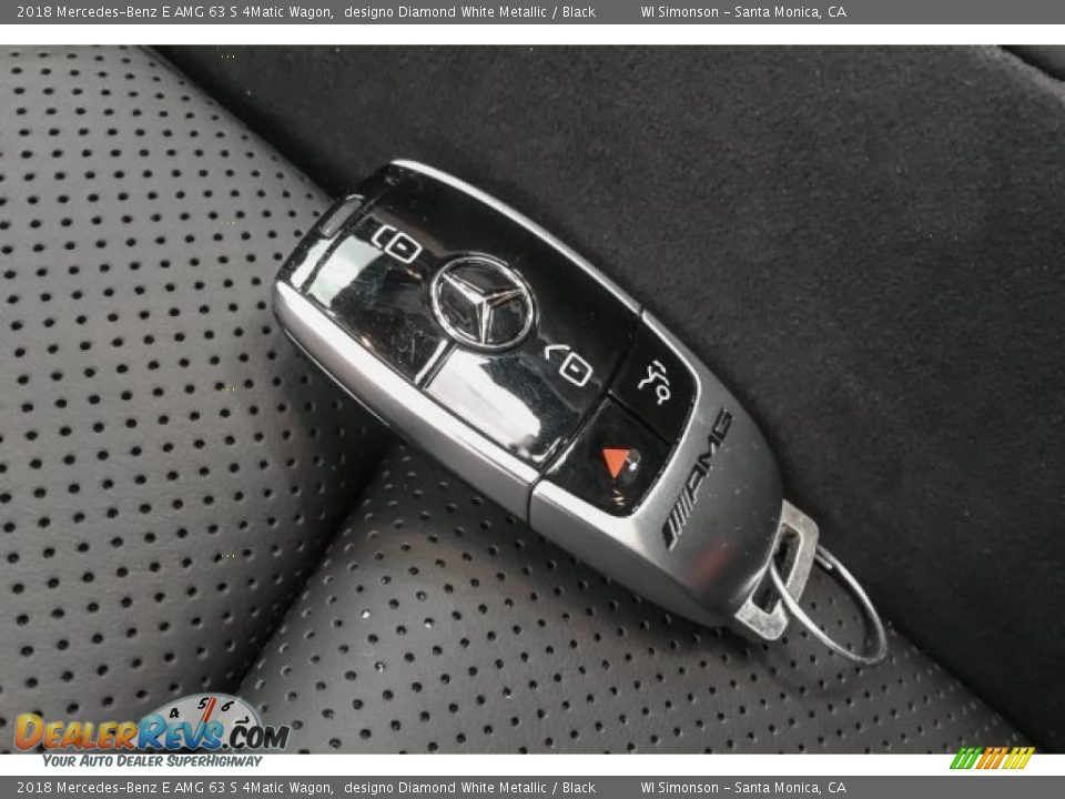 2018 Mercedes-Benz E AMG 63 S 4Matic Wagon designo Diamond White Metallic / Black Photo #11