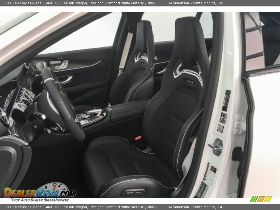 2018 Mercedes-Benz E AMG 63 S 4Matic Wagon designo Diamond White Metallic / Black Photo #13