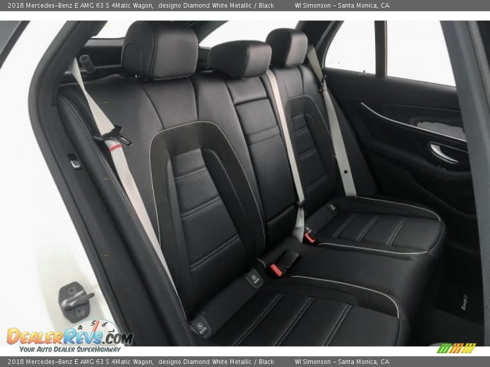 2018 Mercedes-Benz E AMG 63 S 4Matic Wagon designo Diamond White Metallic / Black Photo #14