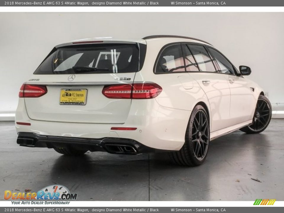 2018 Mercedes-Benz E AMG 63 S 4Matic Wagon designo Diamond White Metallic / Black Photo #16