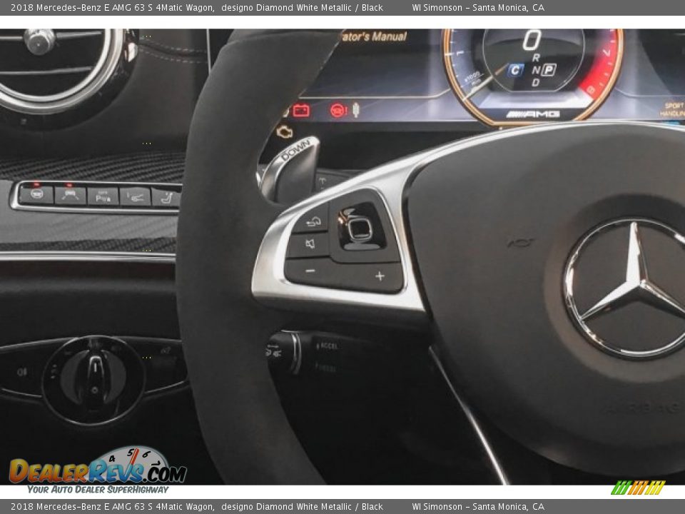 2018 Mercedes-Benz E AMG 63 S 4Matic Wagon designo Diamond White Metallic / Black Photo #17