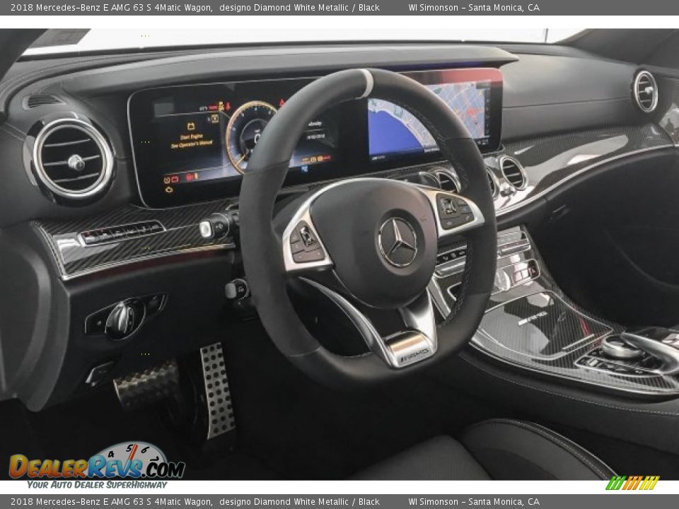 2018 Mercedes-Benz E AMG 63 S 4Matic Wagon designo Diamond White Metallic / Black Photo #19