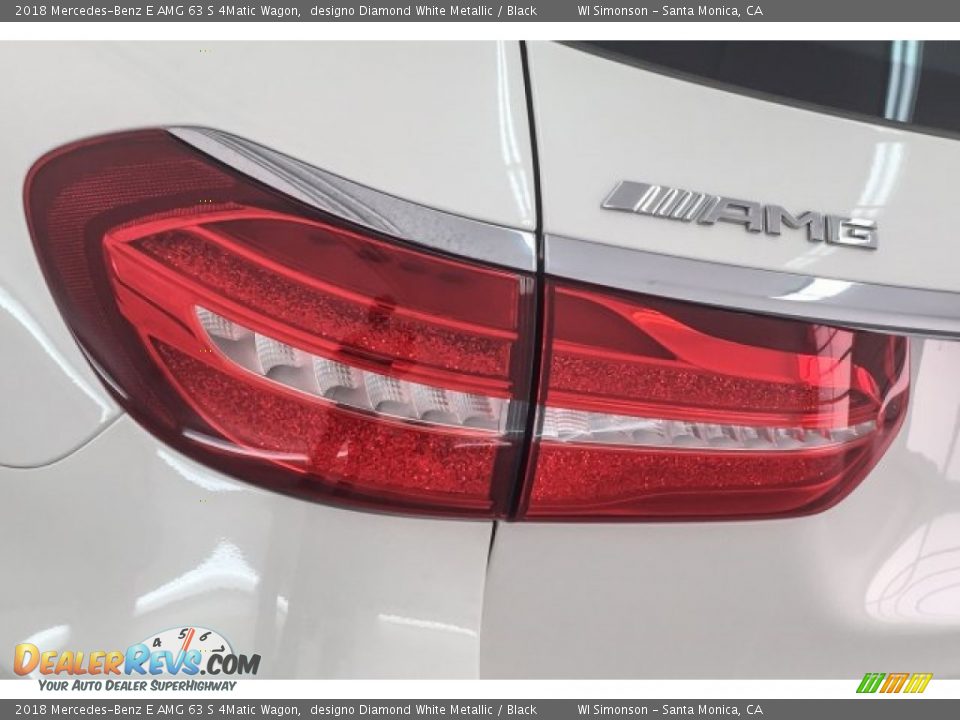 2018 Mercedes-Benz E AMG 63 S 4Matic Wagon designo Diamond White Metallic / Black Photo #24