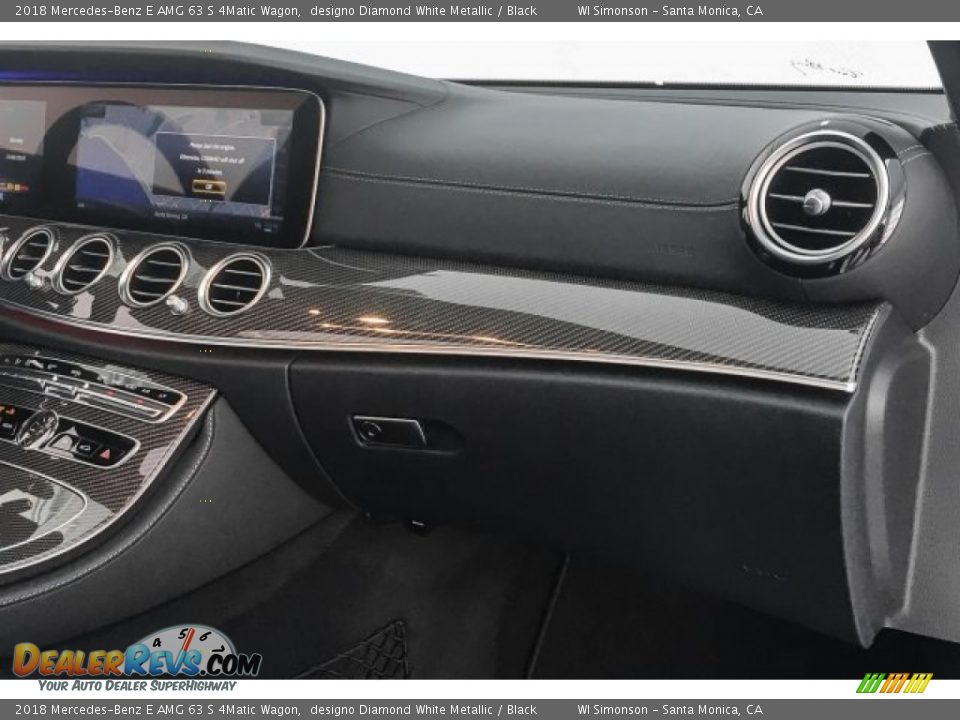 2018 Mercedes-Benz E AMG 63 S 4Matic Wagon designo Diamond White Metallic / Black Photo #25