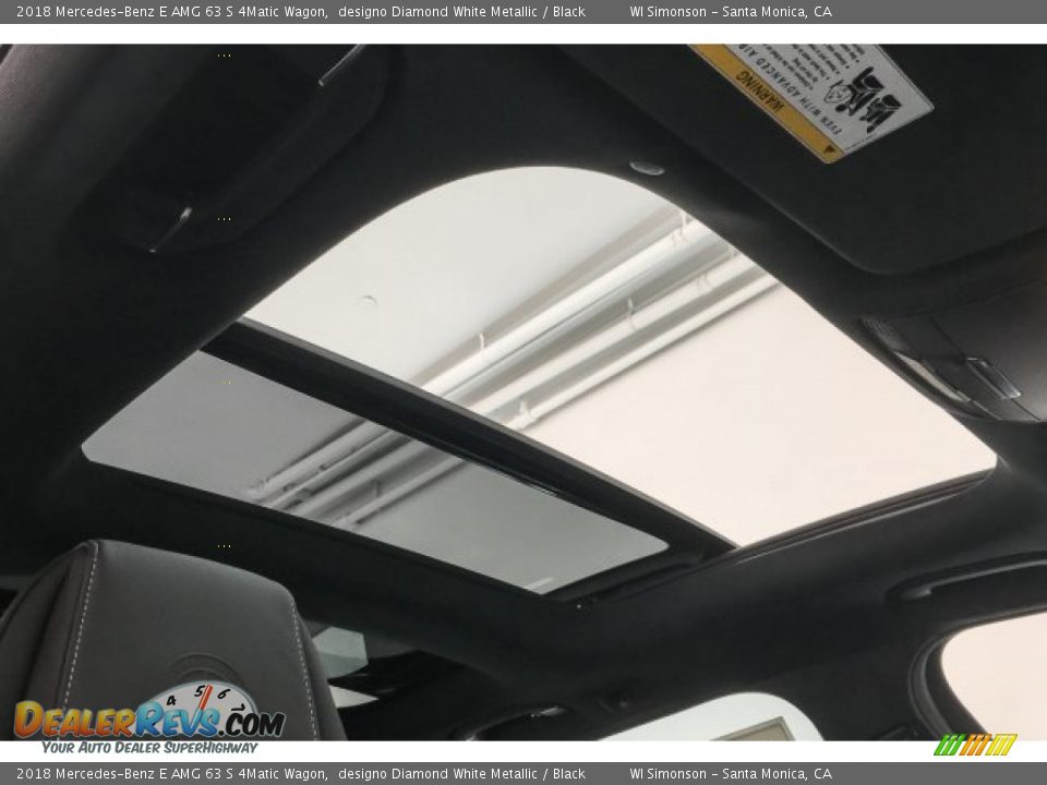 2018 Mercedes-Benz E AMG 63 S 4Matic Wagon designo Diamond White Metallic / Black Photo #26