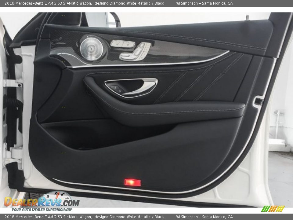 2018 Mercedes-Benz E AMG 63 S 4Matic Wagon designo Diamond White Metallic / Black Photo #28