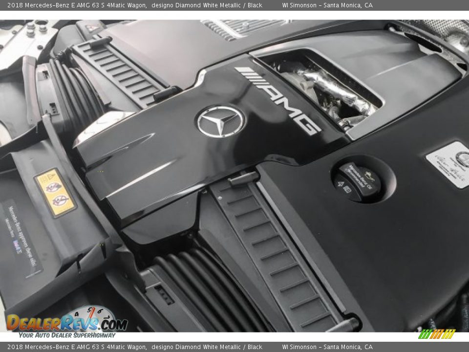 2018 Mercedes-Benz E AMG 63 S 4Matic Wagon designo Diamond White Metallic / Black Photo #29