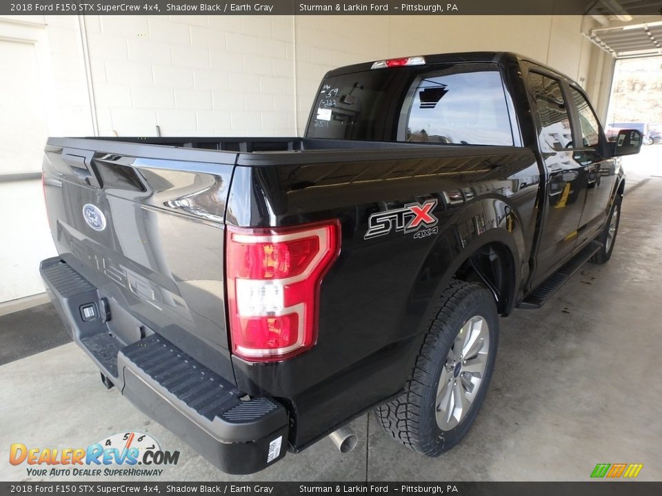 2018 Ford F150 STX SuperCrew 4x4 Shadow Black / Earth Gray Photo #2