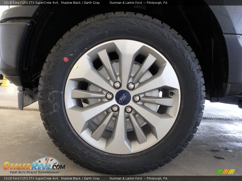 2018 Ford F150 STX SuperCrew 4x4 Shadow Black / Earth Gray Photo #5