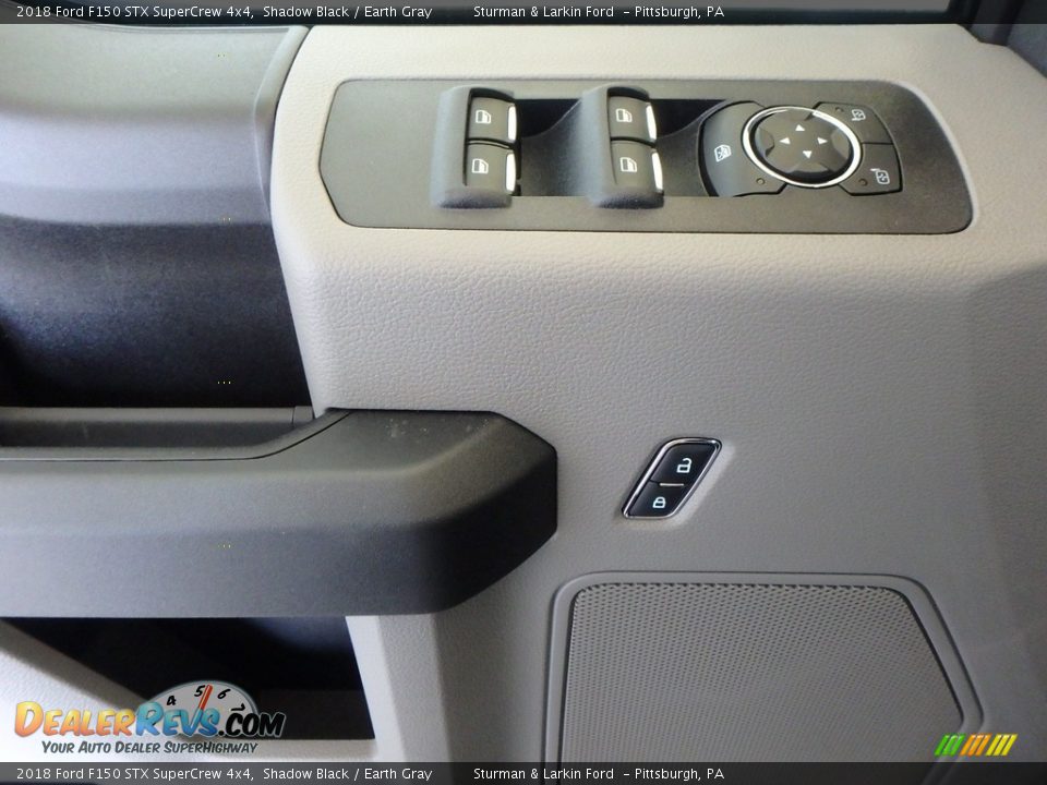 2018 Ford F150 STX SuperCrew 4x4 Shadow Black / Earth Gray Photo #9