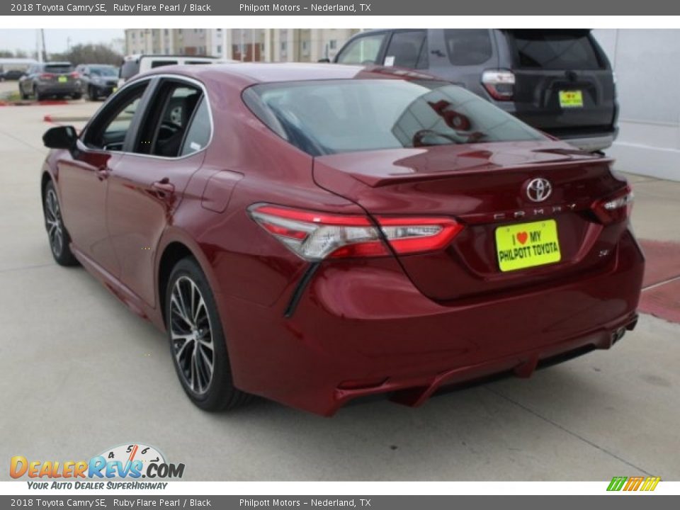 2018 Toyota Camry SE Ruby Flare Pearl / Black Photo #6