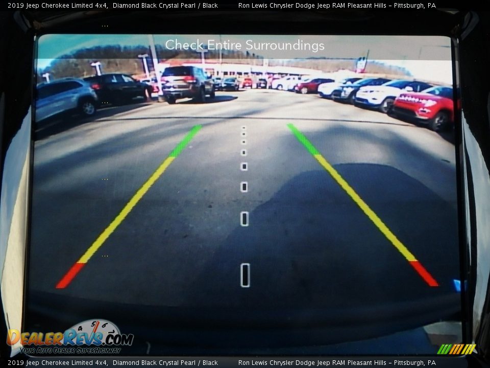 2019 Jeep Cherokee Limited 4x4 Diamond Black Crystal Pearl / Black Photo #18
