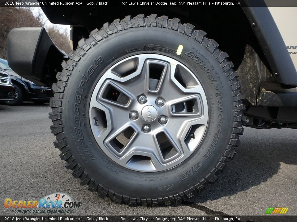 2018 Jeep Wrangler Unlimited Rubicon 4x4 Gobi / Black Photo #9