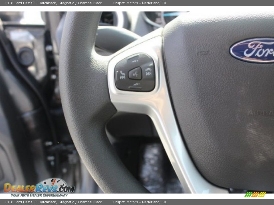 2018 Ford Fiesta SE Hatchback Magnetic / Charcoal Black Photo #18