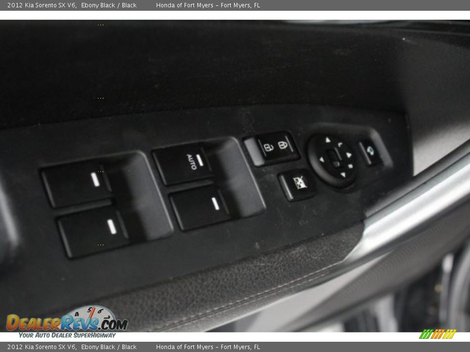 2012 Kia Sorento SX V6 Ebony Black / Black Photo #10