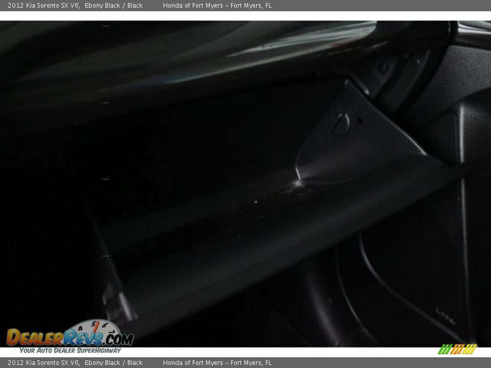 2012 Kia Sorento SX V6 Ebony Black / Black Photo #19