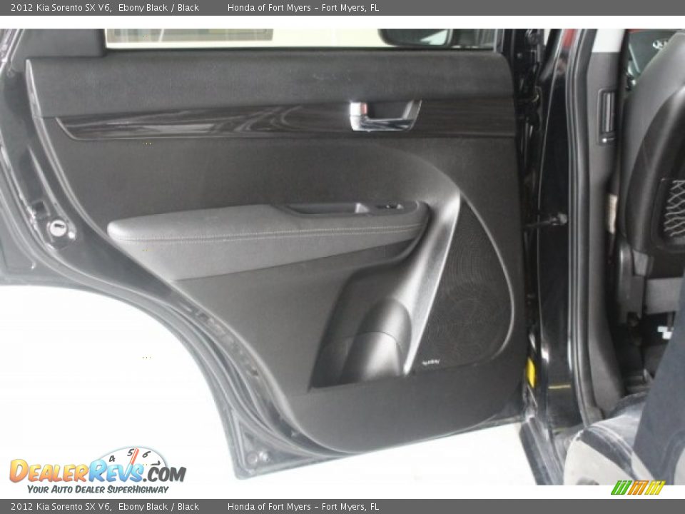 2012 Kia Sorento SX V6 Ebony Black / Black Photo #28
